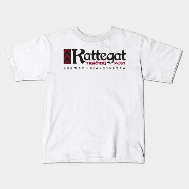 Kattegat Trading Post Kids T-Shirt by MindsparkCreative